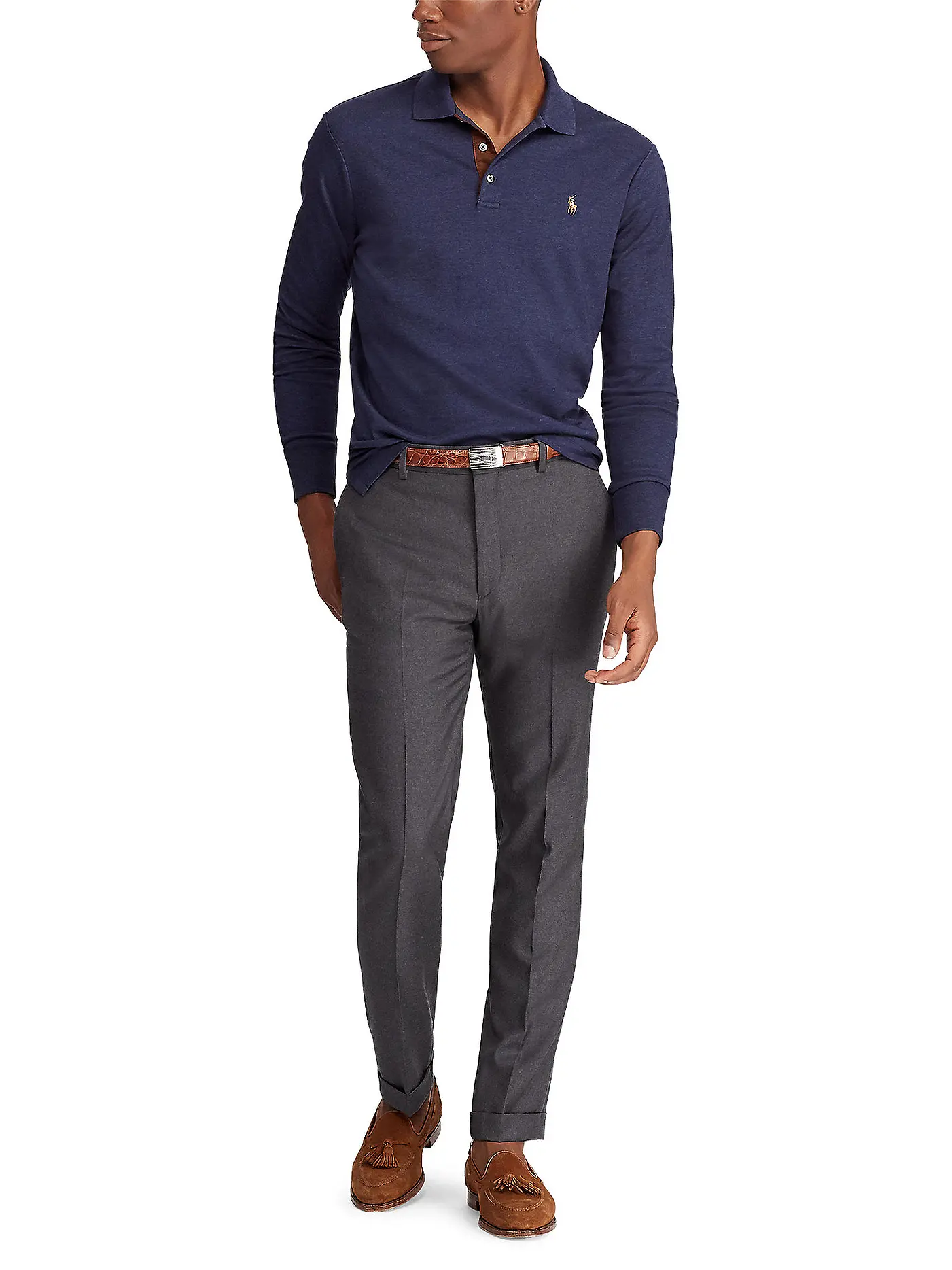 POLO RALPH LAUREN | Poloshirt Custom Slim Fit | blau